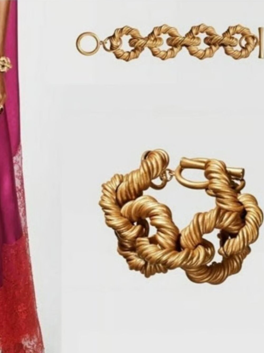 Zara Dangle Chain SILVER Bracelet